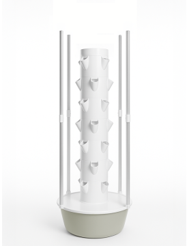 28-Plant Indoor Hydroponic Tower with LED Lights