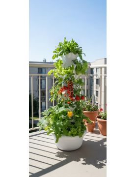 28-Plant Outdoor Hydroponic Growing Tower