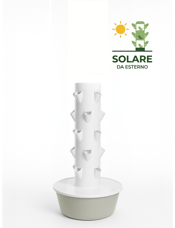 20-Plant Outdoor Hydroponic Growing Tower