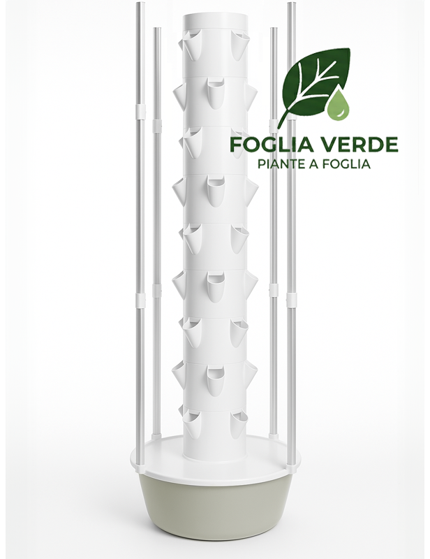 36-Plant Indoor Hydroponic Tower with LED Lights