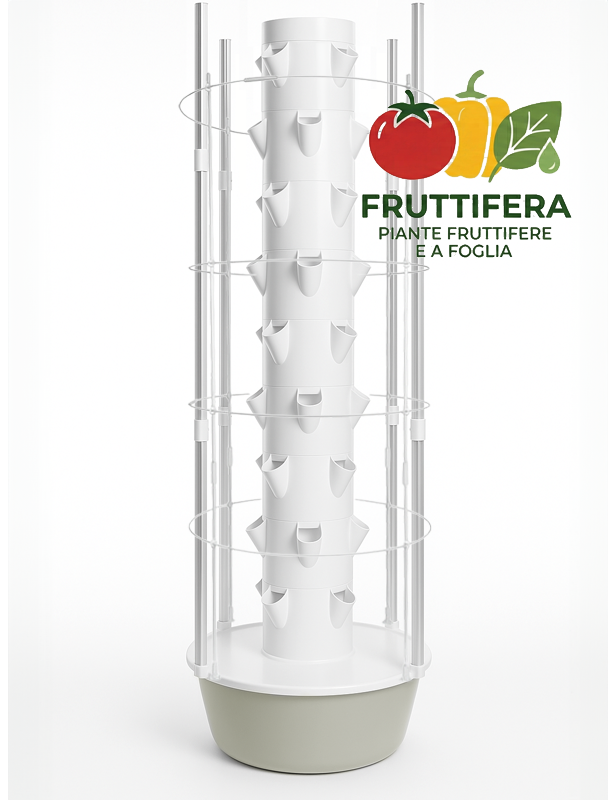 Hydroponic Tower for 36 Plants with Full Spectrum LED Lights (Tomatoes, Peppers and More)