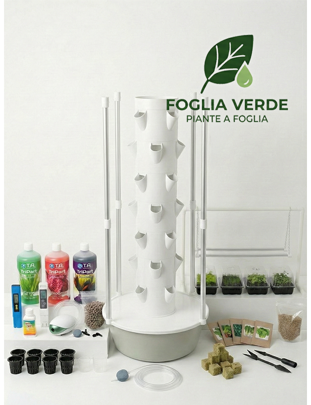 All-Inclusive 28-Plant Outdoor Hydroponic Tower Kit