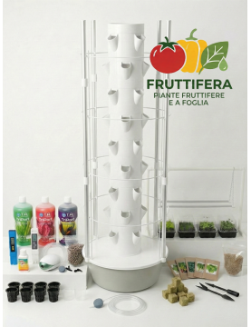 KIT Torre idroponica Fruttifera 36 piante con luci Led