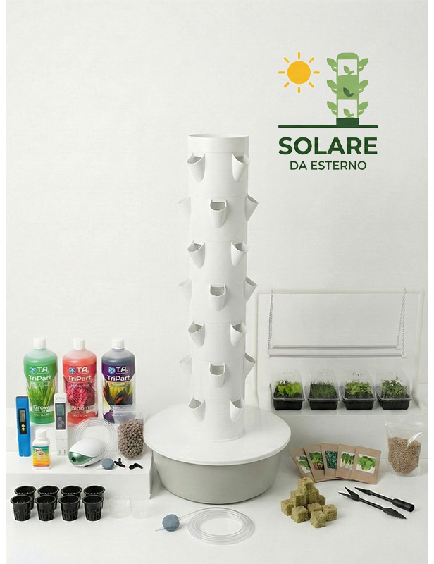 All-Inclusive 28-Plant Outdoor Hydroponic Tower Kit