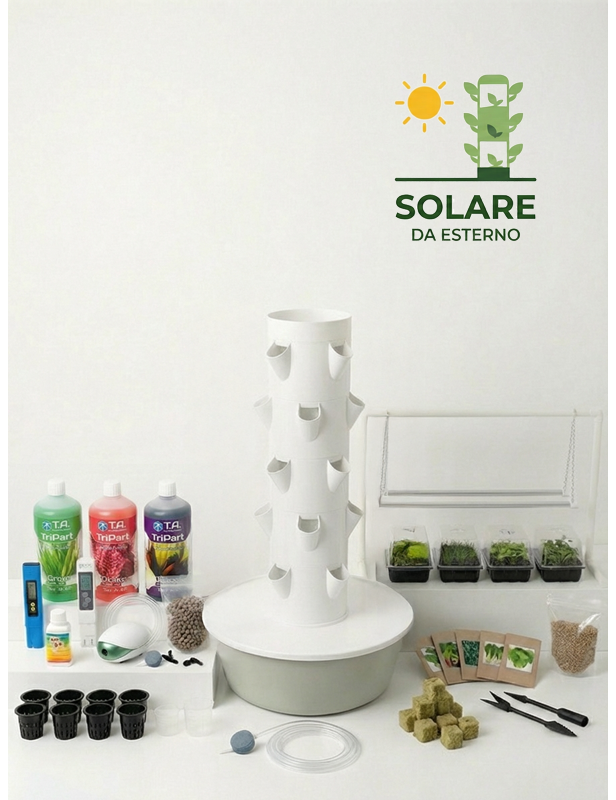All-Inclusive 20-Plant Outdoor Hydroponic Tower Kit
