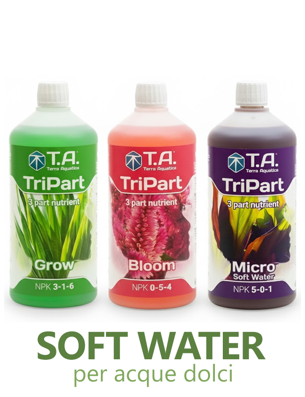 TriPart® Soft Water Starter Kit 3x500 ml | Nutrienti Idroponica Terra Aquatica