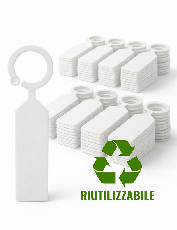 40 etichette segnapiante riutilizzabili per torre idroponica