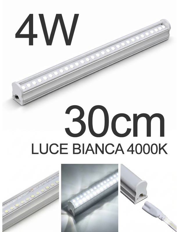 Barra Led T5 4W 4000k 30 cm
