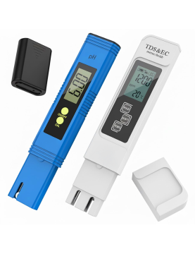 Misuratore pH + TDS EC Temperatura per Idroponica | Kit Alta Precisione
