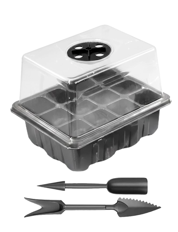 Vassoio semenzaio con coperchio