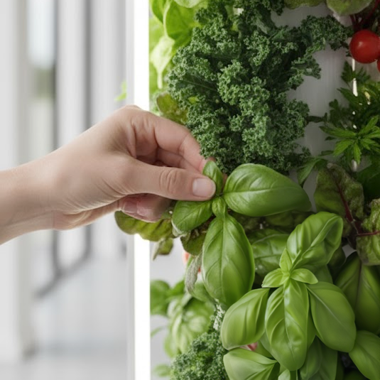 coltivare in casa con torre idroponica coltura domestica
