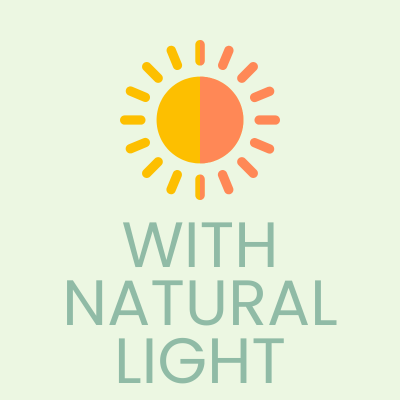 Hydroponic towers with natural light