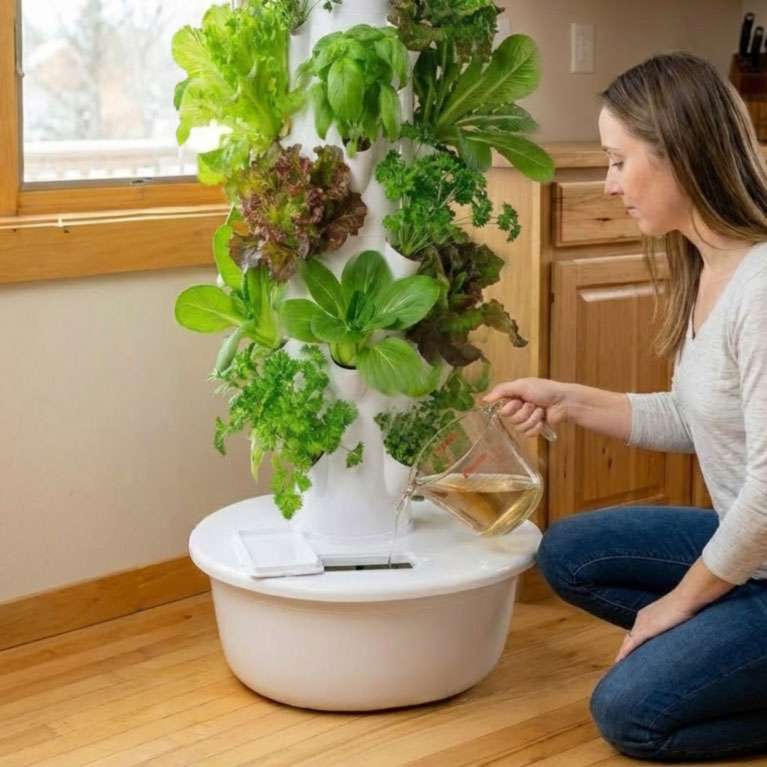Nutrienti per torre idroponica
