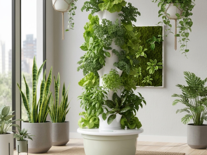 Home design con la Torre Idroponica
